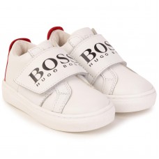 Hugo Boss Boys Toddler Strap Shoe - White